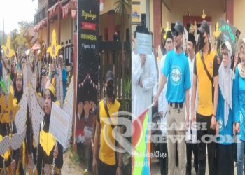 Semarak Hari Jadi Desa Sukadamai yang Ke 19, Di Meriahkan Pawai Karnaval Budaya