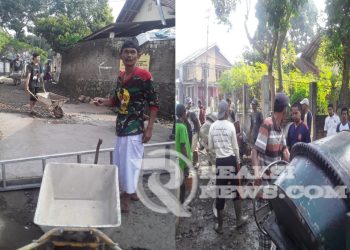 Menjadi Sorotan, Aksi Warga Cor Jalan Rusak dengan Anggaran Dana Hasil Patungan Hingga Rp 25 Juta