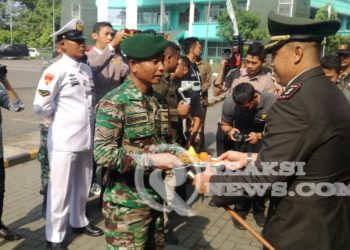 Pimpin Upacara HUT TNI ke 79, Dandim 0622/Kabupaten Sukabumi Tegaskan Prajurit TNI sebagai Pilar