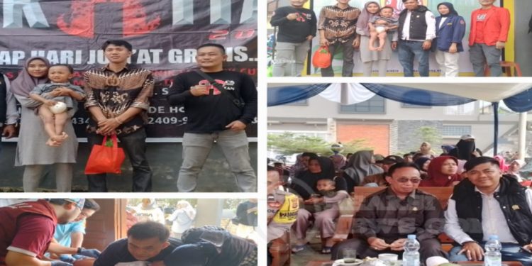 85 Anak Ikuti Sunatan Massal di Hari Jadi Karang Taruna Kecamatan Caringin yang Ke 3 Tahun