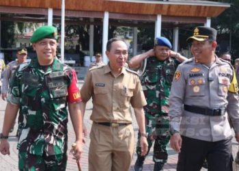 Jaga Kondusivitas Wilayah, Polres Sukabumi Gelar Apel Besar Harkamtibmas