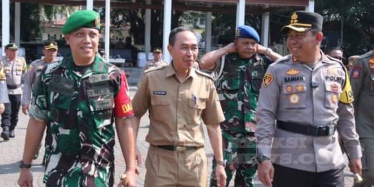 Jaga Kondusivitas Wilayah, Polres Sukabumi Gelar Apel Besar Harkamtibmas