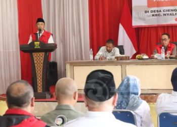 Sekda Hadiri Serah Terima Hibah Infrastruktur Komunikasi Berbasis Satelit