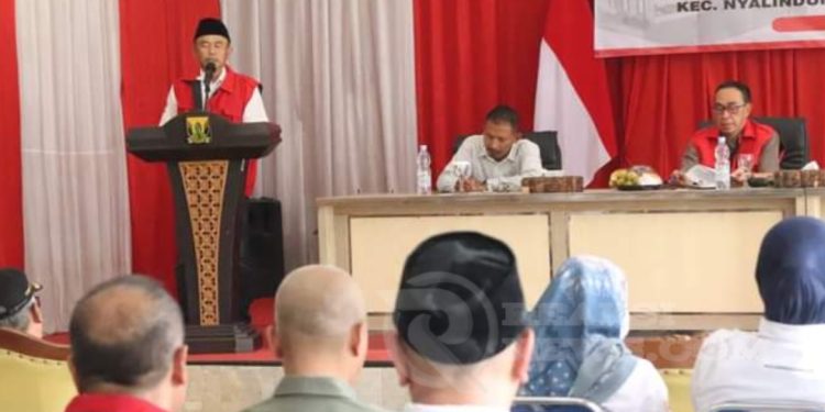 Sekda Hadiri Serah Terima Hibah Infrastruktur Komunikasi Berbasis Satelit