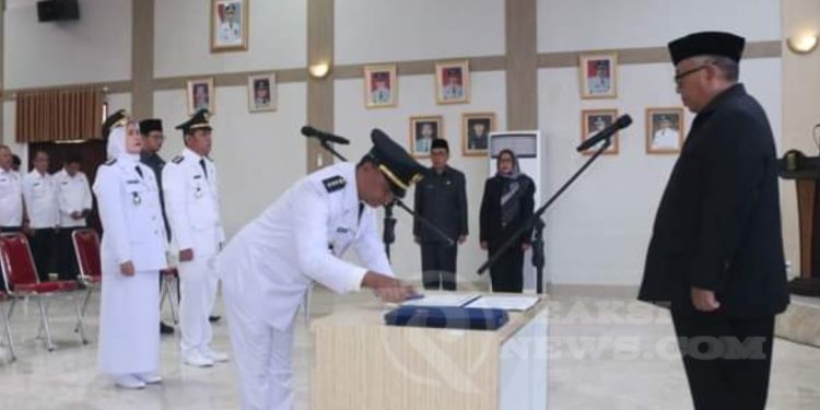 Dapatkan Izin Mendagri, Bupati Sukabumi Lantik dan Ambil Sumpah Jabatan Pejabat Administrator