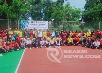 Jaga Sinergitas Antar Lembaga, Koramil Warungkiara Andil Dalam Senam Yang Digelar Lapas Kelas IIA