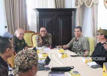Sekda Terima Yayasan Bumi Karuhun Kadudampit, Bahas Festival Nusantara “Aku dan Bambu”