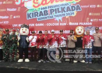 Lepas Kirab dan Jalan Santai Pilkada 2024, Sekda Apresiasi Terobosan Sosialisasi KPU Kab Sukabumi