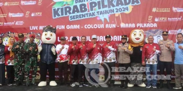 Lepas Kirab dan Jalan Santai Pilkada 2024, Sekda Apresiasi Terobosan Sosialisasi KPU Kab Sukabumi