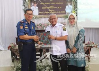 Pisah Sambut Camat Sukaraja, Erry Sampaikan Kesan Mendalam