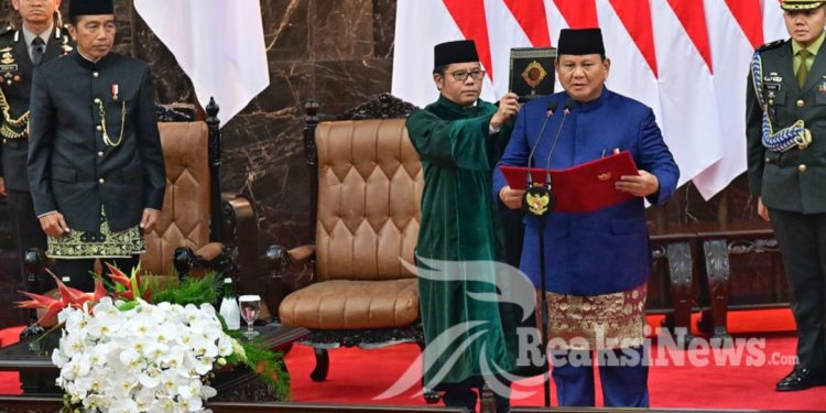 Prabowo Subianto dan Gibran Rakabuming Resmi Dilantik Sebagai Presiden dan Wakil Presiden RI