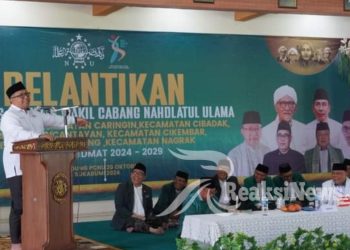 Pelantikan Pengurus MWCNU, NU Sumbangsih Pemikirannya Luar Biasa Untuk Negara