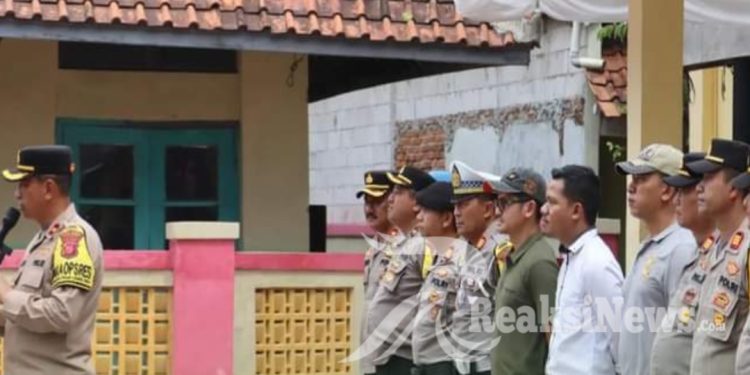 Apel Gabungan Polres Majalengka Dalam Rangka Pengamanan Kampanye Paslon Gubernur Jabar