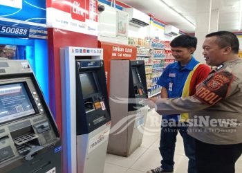 Pantau dan Cek Mesin ATM oleh Anggota Patroli Polsek Lembursitu – Polres Sukabumi Kota