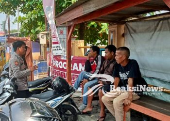 Sambangi Pangkalan Ojek, Patroli Polsek Lembursitu Berikan Himbauan Kamtibmas
