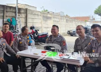 Jaga Ketat Gudang Logistik KPU, Polsek Baros Jamin Kondusifitas Jelang Pilkada Serentak 2024