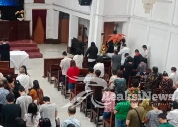 Minggu kasih Gereja Sidang Kristus, Polsek Baros terapkan Pengaman secara Preventif