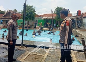 Patroli Obyek Wisata Kolam Renang Cikundul, Untuk Berikan Jaminan Keamanan Dan Kenyamanan Kepada Pengunjung Saat Berlibur