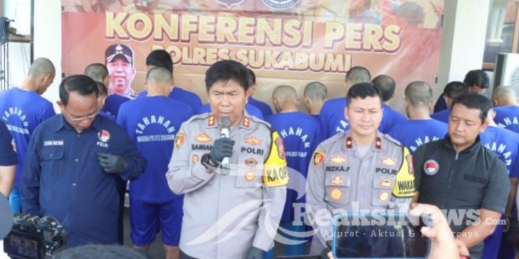 Polres Sukabumi Berhasil Ungkap 46 Kasus Narkotika dan Obat Keras Terbatas