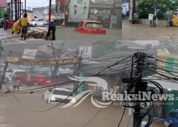 Cuaca Ekstrem Kota Sukabumi Dilanda Banjir di Beberapa Tempat
