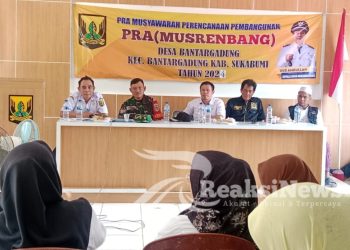 Sertu Didik Susanto Hadiri Rapat Pra Musrenbang Desa Bantargadung