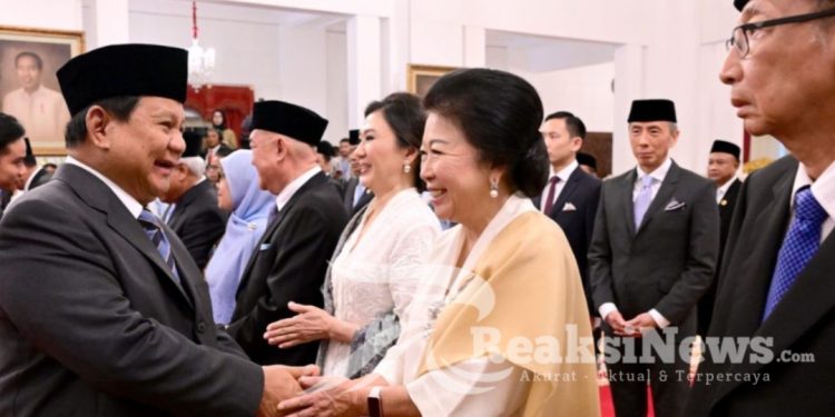 Presiden Prabowo Subianto Melantik dan Mengambil Sumpah Jabatan Wakil Ketua dan Anggota Dewan