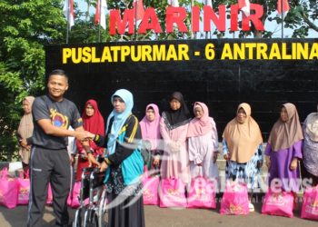 Peringati HUT Ke-79 Korps Marinir Puslatpurmar 6 Antralina Melaksanakan Bhaksos dan Bhaktikes