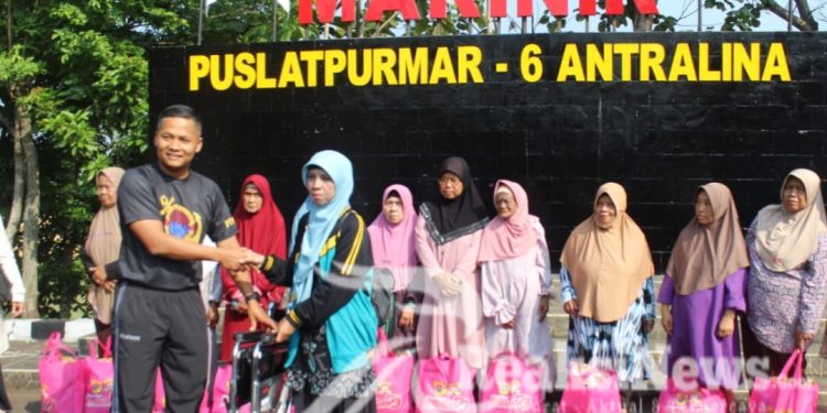 Peringati HUT Ke-79 Korps Marinir Puslatpurmar 6 Antralina Melaksanakan Bhaksos dan Bhaktikes