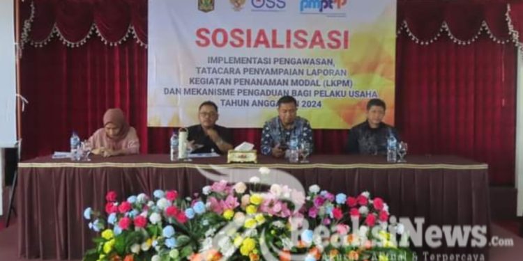 Dorong Investasi dan Pertumbuhan Ekonomi, DPMPTSP Kabupaten Sukabumi Gelar Sosialisasi