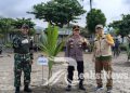Mewujudkan Asta Cita Kodim 0622/Kab. Sukabumi Bergerak Bersama Gelar Aksi Tanam Pohon dan Bersih – Bersih Pantai Gado Bangkong Palabuhanratu
