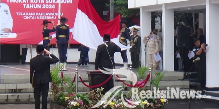 Upacara Peringatan Hari Pahlawan Tingkat Kota Sukabumi tahun 2024