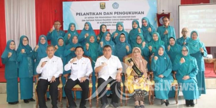 TP PKK san Satgas Paaredi Cekas Dilantik, Dikukuhkan Antisipasi Kekerasan Pada Anak dan Perempuan