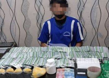 Warga Lembursitu Sukabumi Berhasil Diringkus Polres Sukabumi Kota Di Duga Edarkan Obat Keras Terbatas
