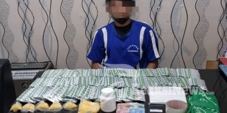 Warga Lembursitu Sukabumi Berhasil Diringkus Polres Sukabumi Kota Di Duga Edarkan Obat Keras Terbatas