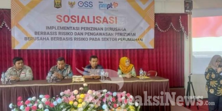 Kuatkan Sektor Perumahan, DPMPTSP Kab Sukabumi, Sosialisasikan Implementasi dan Pengawasan OSS RBA