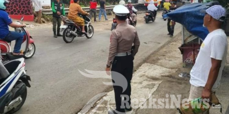 Normalisasi Sungai Cisuda, Polsek Baros Laksanakan Pengamanan