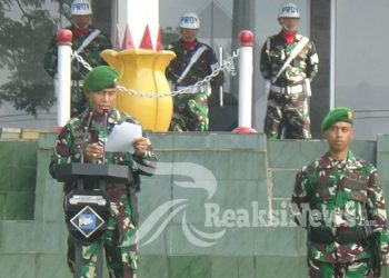 Upacara 17 November Dandim 0607/ Kota Sukabumi Bacakan Amanat Kasad