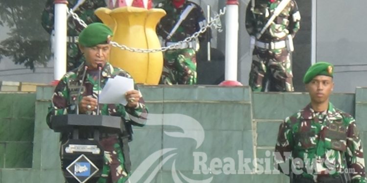 Upacara 17 November Dandim 0607/ Kota Sukabumi Bacakan Amanat Kasad