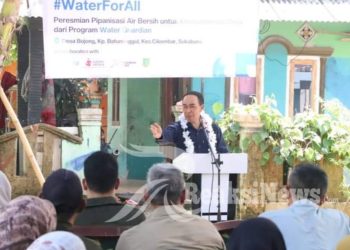 Sekda Ade Resmikan Sumur Bor dan Pipanisasi di Batununggul Cikembar