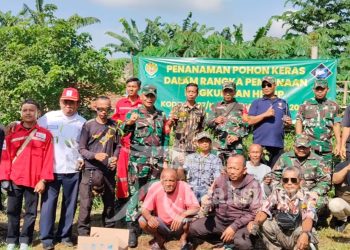 Penanaman Bibit Pohon Keras Cegah Longsor, di Kampung Kebon Danas, Tujuan Melestarikan Alam