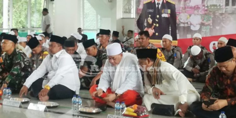 Danpuslatpurmar 6 Antralina Ikuti Doa Bersama Pilkada Damai Tahun 2024 di Masjid Agung Pelabuhan Ratu