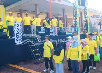 Peringati Hari Kesehatan Nasional ke-60 Tahun 2024, Danpuslatpurmar 6 Antralina Ikuti Jalan Santai