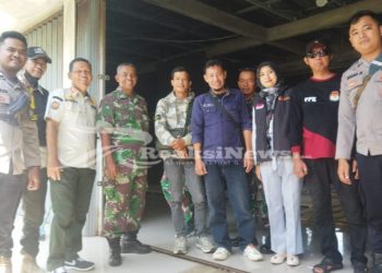 TNI dan Polri Lakukan Pengamanan Logistik Kotak Suara Dan Surat Suara di Warungkiara