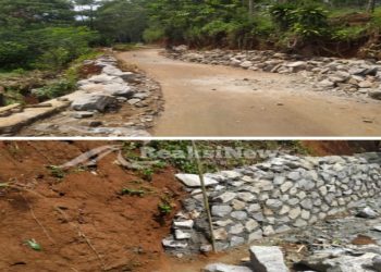 Proyek TPT Diduga Gelap Tanpa Adanya Papan Informasi Di Warungkiara