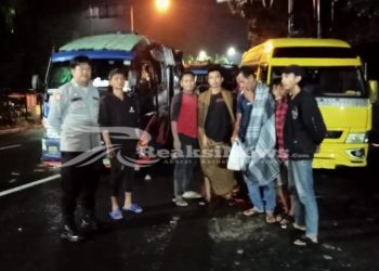 Anggota Polsek Lembursitu Intensifkan Patroli Malam hari, Jaga Kamtibmas Tetap Kondusif