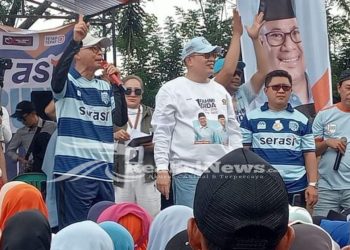 Diakhir Kampanye Paslon No 1 Achmad Fahmi – Dida Sembada Gelar Jalan Sehat Serasi