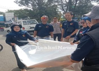 Penertiban APK Pilkada 2024, di Kecamatan Sukaraja Aman dan Lancar