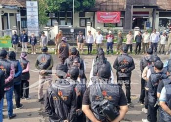 Bawaslu Kabupaten Sukabumi Gelar Apel Siaga Terkait Masa Tenang Pilkada 2024