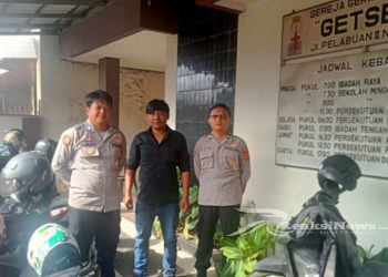 Polisi Rutin Ciptakan Keamanan, Pam Gereja Setiap Hari Minggu