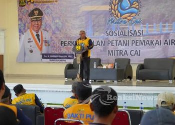 Buka Sosialisasi P3A Mitra Cai, Berkontribusi Terhadap Ketahanan Pangan